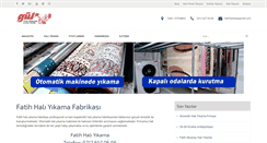 Desktop Screenshot of fatihhaliyikama.com