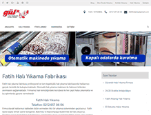 Tablet Screenshot of fatihhaliyikama.com